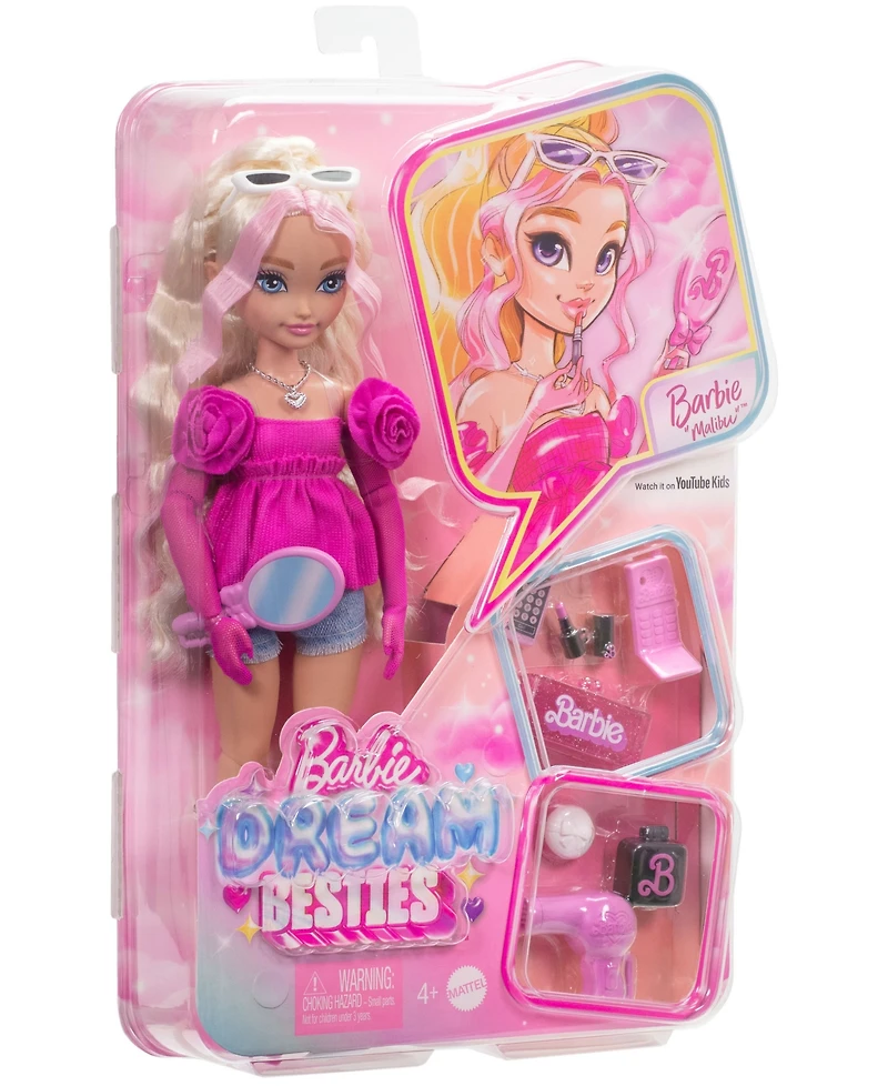 Barbie Dream Besties Barbie Malibu Doll and Accessories