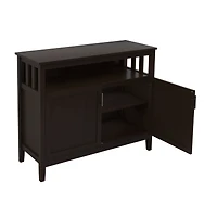 Streamdale Kitchen Storage Sideboard And Buffet Server Cabinet-Brown