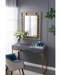 Streamdale Bethany Green Box Modern Storage with Gem Finial