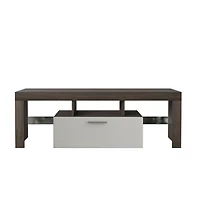 Streamdale Modern Brown Tv Cabinet with Fast 20-Minute Assembly