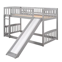 Streamdale Twin Bunk Bed w/ Slide and Ladder
