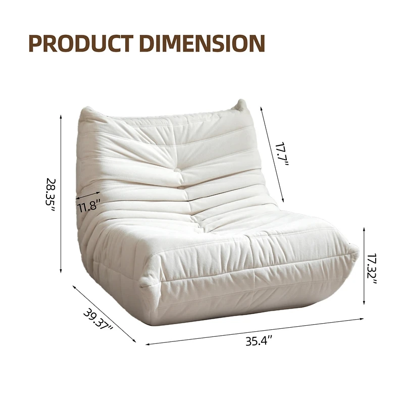 Streamdale Ergonomic Bean Bag Chair Comfort and Style in One