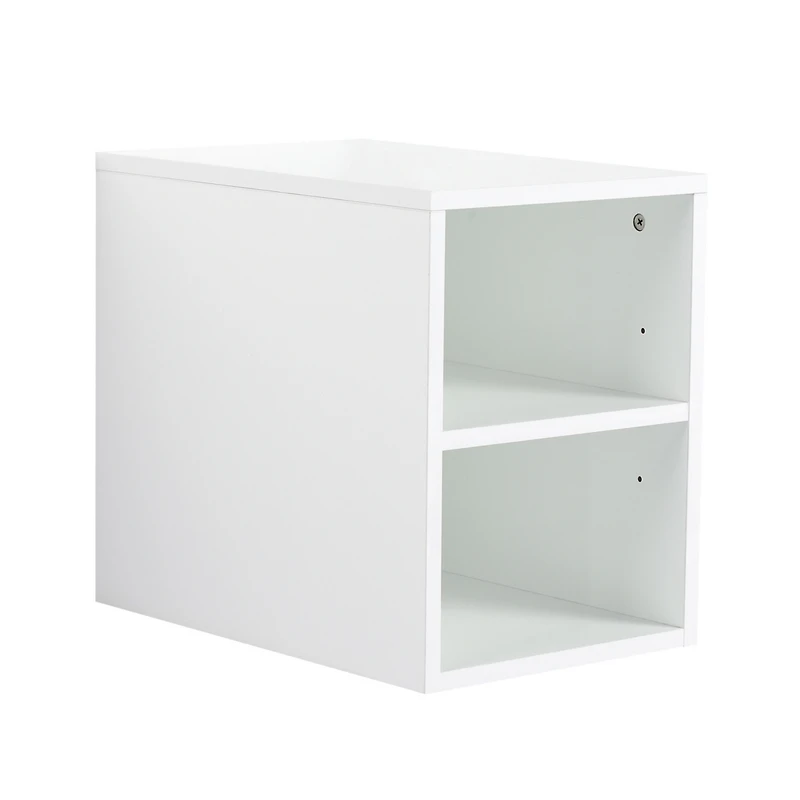 Small Wall Mounted Storage Shelves, Glossy White