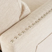 Streamdale Contemporary Push-Back Recliner with Nailhead Accents for Relaxation