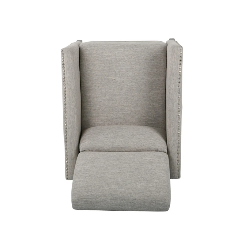 Streamdale Contemporary Push-Back Recliner with Nailhead Accents for Relaxation
