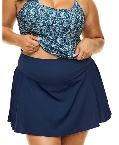 Adore Me Plus Size Birdie Lotus High Rise Active Skort