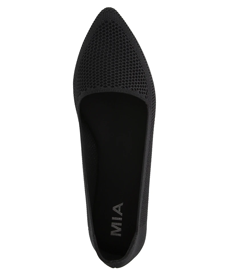 Mia Women's Corrine Ballet Knit Flats