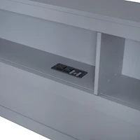 Streamdale White Full DayBed with Drawers & Usb Charging