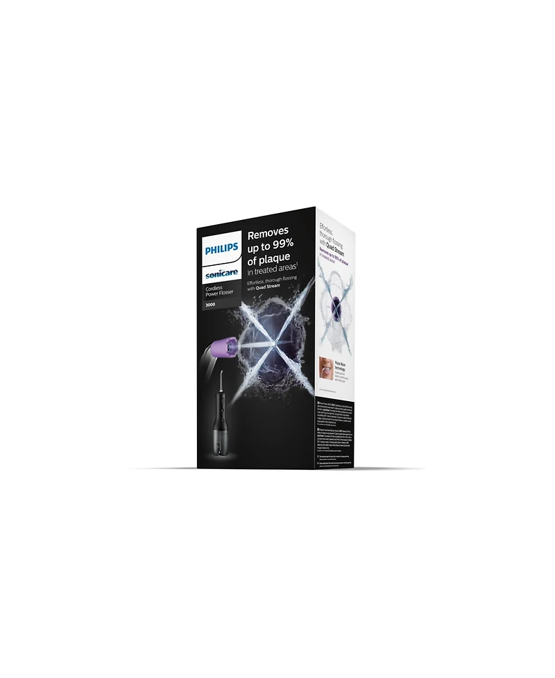 Philips Sonicare Black Cordless Power Flosser 3000