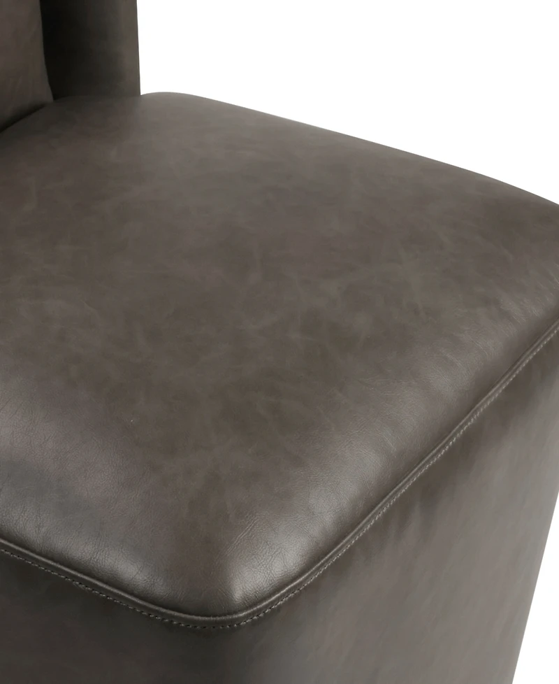 Seham Faux Leather Dining Chair, Created for Macy's