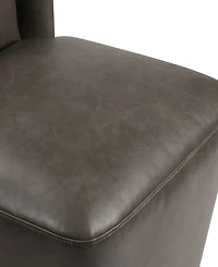 Seham Faux Leather Dining Chair, Created for Macy's