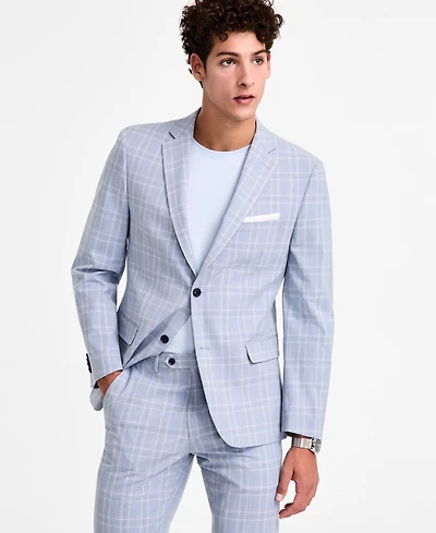 Alfani Men's Slim-Fit Plaid Suit Jacket