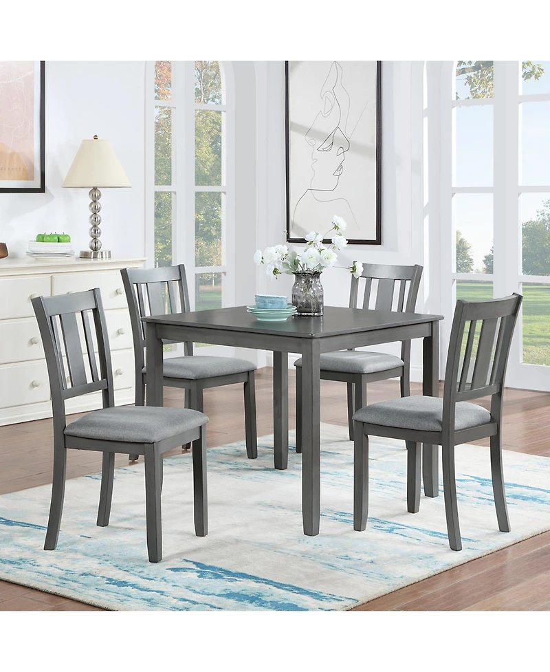Streamdale Furniture Elegant Solid Wood Dining Table Contemporary Style with Spacious Tabletop, Table Only