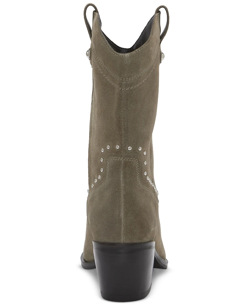 Lucky Brand Women's Cesiet Studded Cowboy Boots