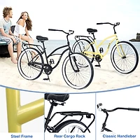 Streamdale Men's Single-Speed Cruiser Bike Comfortable and Stylish
