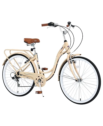Streamdale 7 Speed, Steel Frame, Multiple Colors 24 Inch Ladies Bicycle