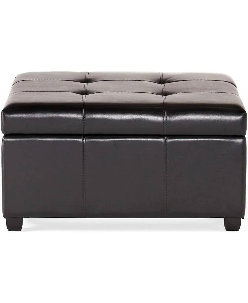 Streamdale Furniture Carlsbad Contemporary Tufted Storage Ottoman