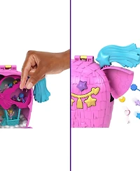 Polly Pocket Unicorn Partyland Playset with 2 Micro Dolls