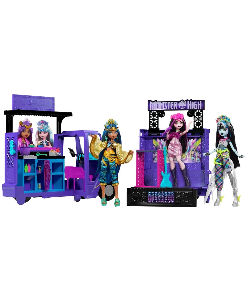 Monster High Draculaura Doll and Fangtastic Rockin Food Truck Playset