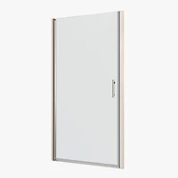 Streamdale 1 3/8" Adjustable Pivot Shower Door with 1/4" Tempered Glass