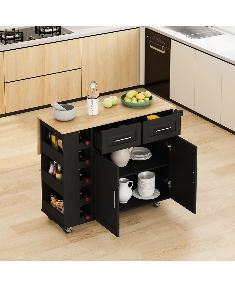 Streamdale Multi-Functional Kitchen Cart with Storage