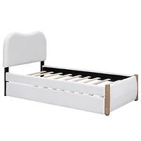 Streamdale Twin Upholstered Platform Bed with Trundle