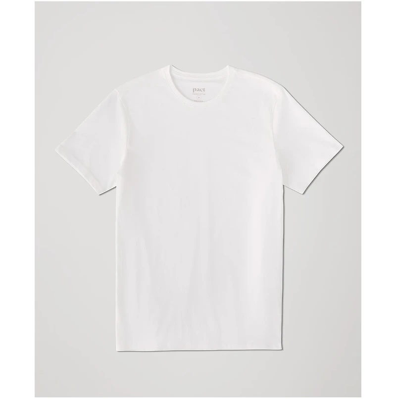 Pact Men's Organic Cotton Softspun Crew Neck Tee