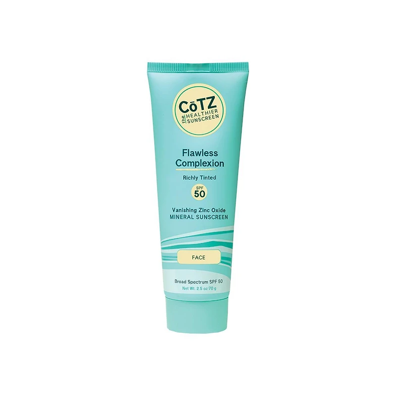 CoTZ Skincare Flawless Complexion Spf 50 Richly Tinted