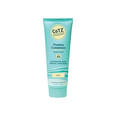 CoTZ Skincare Flawless Complexion Spf 50 Richly Tinted