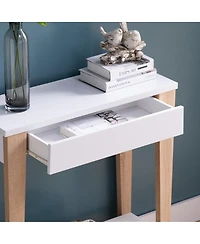 Simplie Fun Console White Weathered White