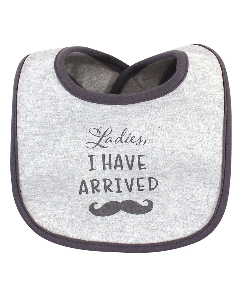 Hudson Baby Boys Essential 5-Piece Bib & Sock Collection