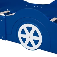 Streamdale Twin Size Race Car-Shaped Platform Bed With Wheels