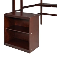 Streamdale Loft Bed with Desk & 2 Drawers