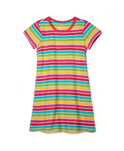 Mightly Girls Toddler Fair Trade Organic Cotton Short Sleeve T-Dress
