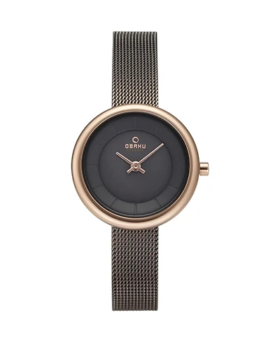 Obaku Women's Classic Black Dial Watch - V146LXVJMJ