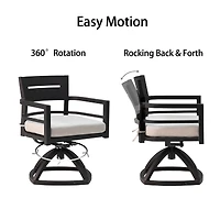 Streamdale Modern Ergonomic Patio Rocker