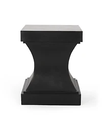 Streamdale Minimalist Pedestal Side Table Versatile & Durable Decor