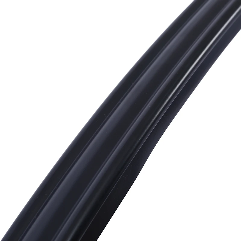 Streamdale Durable Steel Pipe 3-Step Handrail for Concrete Steps, Black