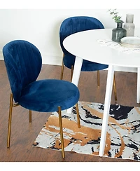 Streamdale Furniture Contemporary 3-Piece Dining Set, White Round Dining Table with 2 Chairs