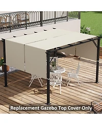 Uv-Blocking Splashproof Pergola Canopy for 10'x11.8' Shelters