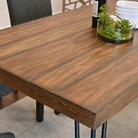 Streamdale Hairpin Dining Set (Table + 4 Chairs)