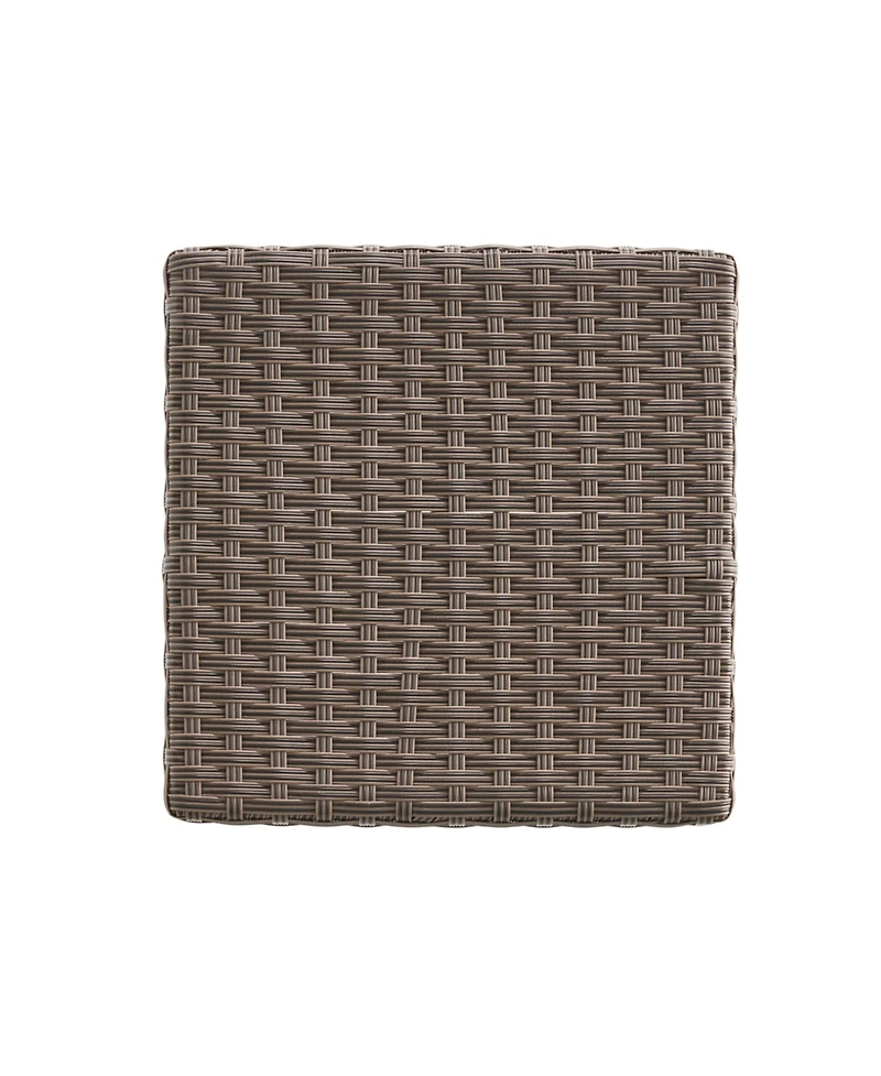 Streamdale Milton Wicker Backless Bar Stool