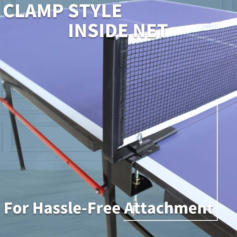 Streamdale 8FT Foldable Ping Pong Table Set with Net, Paddles, Balls