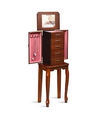Sugift Large Storage Capacity Jewelry Cabinet with 5 Drawers