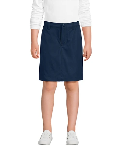 Lands' End Big Girls Active Performance Chino Skort Top of the Knee