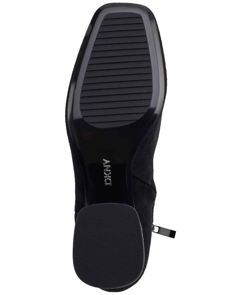 Dkny Women's Caleena Block Heel Dress Boots