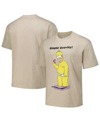 Freeze Max Men's Tan the Simpsons Sugar Daddy Loose Fit T-Shirt