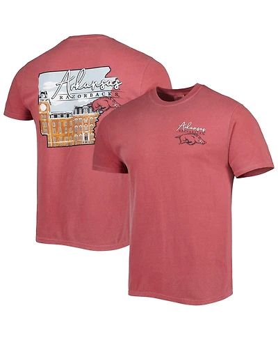 Image One Men's Crimson Arkansas Razorbacks Hyperlocal T-Shirt