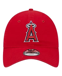 New Era Big Boys and Girls Red Los Angeles Angels Team Color 9TWENTY Adjustable Hat