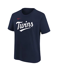 Nike Big Boys and Girls Joe Ryan Navy Minnesota Twins Name Number T-Shirt